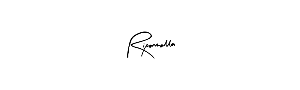 The best way (Arty Signature) to make a short signature is to pick only two or three words in your name. The name Riponmolla include a total of six letters. For converting this name. Riponmolla signature style 8 images and pictures png