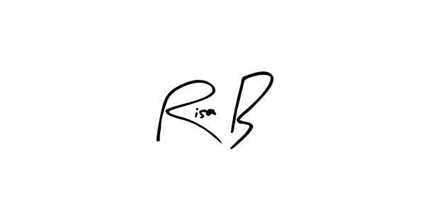 if you are searching for the best signature style for your name Risa B. so please give up your signature search. here we have designed multiple signature styles  using Arty Signature. Risa B signature style 8 images and pictures png