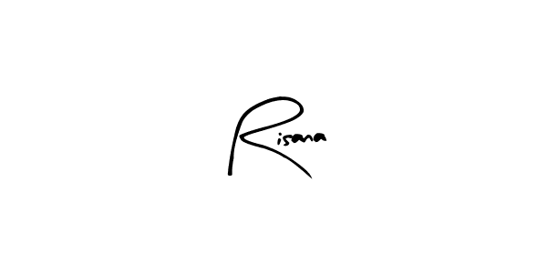 Arty Signature is a professional signature style that is perfect for those who want to add a touch of class to their signature. It is also a great choice for those who want to make their signature more unique. Get Risana name to fancy signature for free. Risana signature style 8 images and pictures png