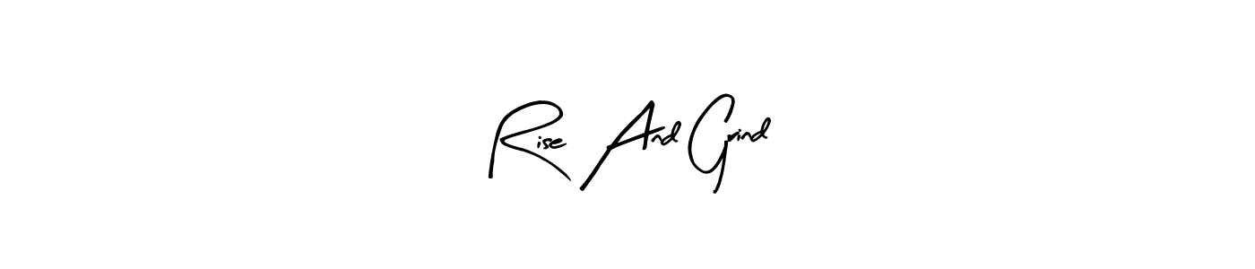 The best way (Arty Signature) to make a short signature is to pick only two or three words in your name. The name Rise And Grind include a total of six letters. For converting this name. Rise And Grind signature style 8 images and pictures png