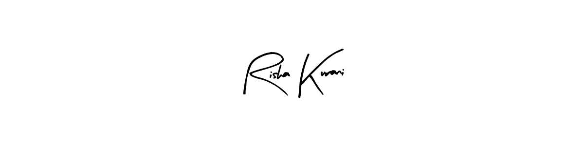 Risha Kurani stylish signature style. Best Handwritten Sign (Arty Signature) for my name. Handwritten Signature Collection Ideas for my name Risha Kurani. Risha Kurani signature style 8 images and pictures png