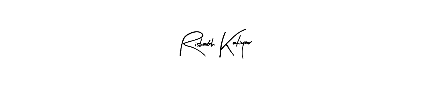 if you are searching for the best signature style for your name Rishabh Katiyar. so please give up your signature search. here we have designed multiple signature styles  using Arty Signature. Rishabh Katiyar signature style 8 images and pictures png