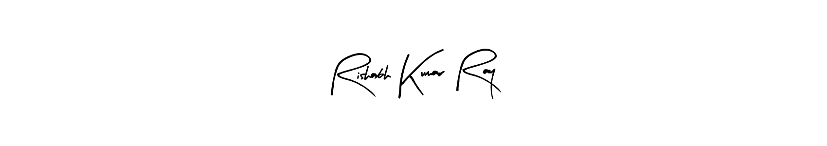 Create a beautiful signature design for name Rishabh Kumar Ray. With this signature (Arty Signature) fonts, you can make a handwritten signature for free. Rishabh Kumar Ray signature style 8 images and pictures png