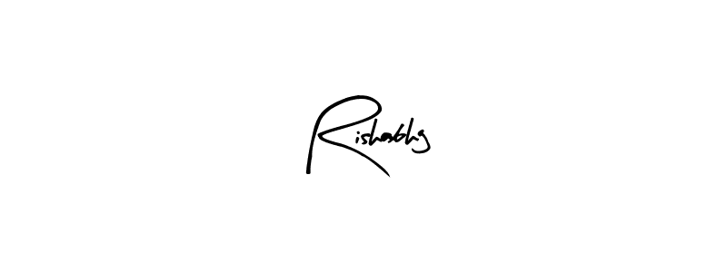 Create a beautiful signature design for name Rishabhg. With this signature (Arty Signature) fonts, you can make a handwritten signature for free. Rishabhg signature style 8 images and pictures png