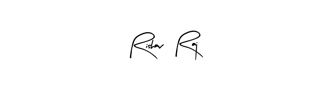 if you are searching for the best signature style for your name Rishav  Raj. so please give up your signature search. here we have designed multiple signature styles  using Arty Signature. Rishav  Raj signature style 8 images and pictures png