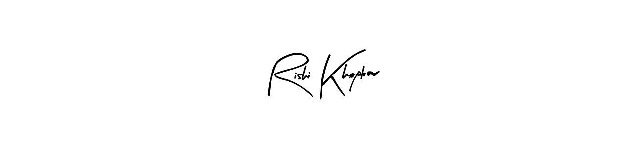 Make a beautiful signature design for name Rishi Khopkar. Use this online signature maker to create a handwritten signature for free. Rishi Khopkar signature style 8 images and pictures png