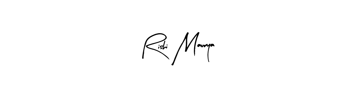 Rishi Maurya stylish signature style. Best Handwritten Sign (Arty Signature) for my name. Handwritten Signature Collection Ideas for my name Rishi Maurya. Rishi Maurya signature style 8 images and pictures png