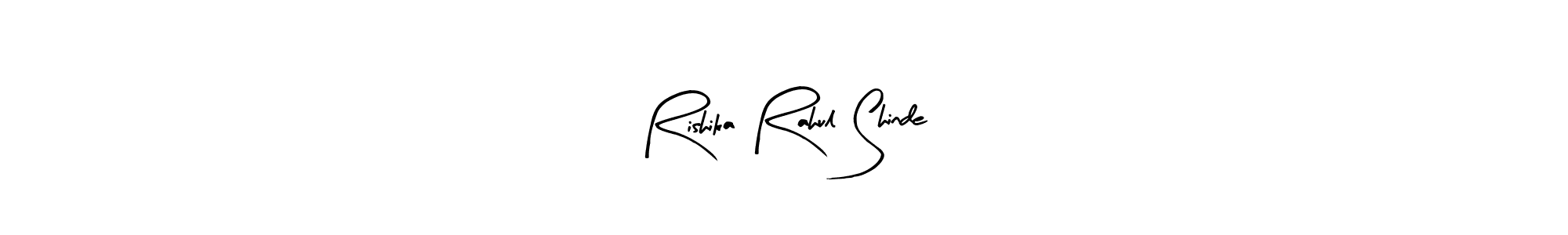 You should practise on your own different ways (Arty Signature) to write your name (Rishika Rahul Shinde) in signature. don't let someone else do it for you. Rishika Rahul Shinde signature style 8 images and pictures png