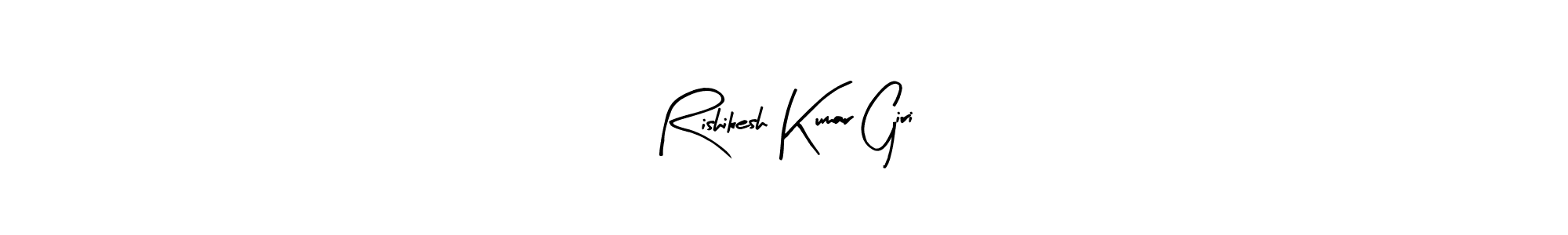 if you are searching for the best signature style for your name Rishikesh Kumar Giri. so please give up your signature search. here we have designed multiple signature styles  using Arty Signature. Rishikesh Kumar Giri signature style 8 images and pictures png