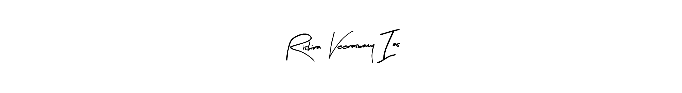 Arty Signature is a professional signature style that is perfect for those who want to add a touch of class to their signature. It is also a great choice for those who want to make their signature more unique. Get Rishira Veeraswamy Ias name to fancy signature for free. Rishira Veeraswamy Ias signature style 8 images and pictures png