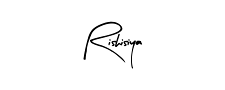 Create a beautiful signature design for name Rishisiya. With this signature (Arty Signature) fonts, you can make a handwritten signature for free. Rishisiya signature style 8 images and pictures png