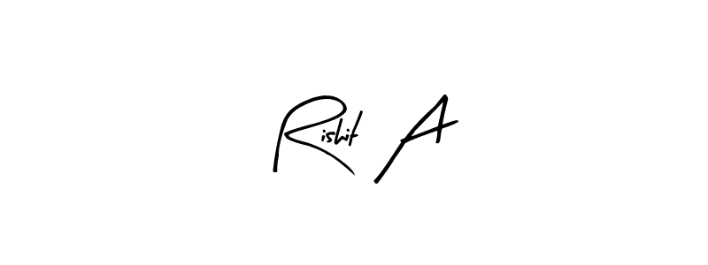 You should practise on your own different ways (Arty Signature) to write your name (Rishit A) in signature. don't let someone else do it for you. Rishit A signature style 8 images and pictures png