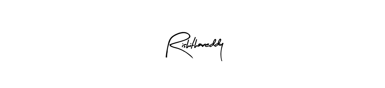 Use a signature maker to create a handwritten signature online. With this signature software, you can design (Arty Signature) your own signature for name Rishithareddy. Rishithareddy signature style 8 images and pictures png