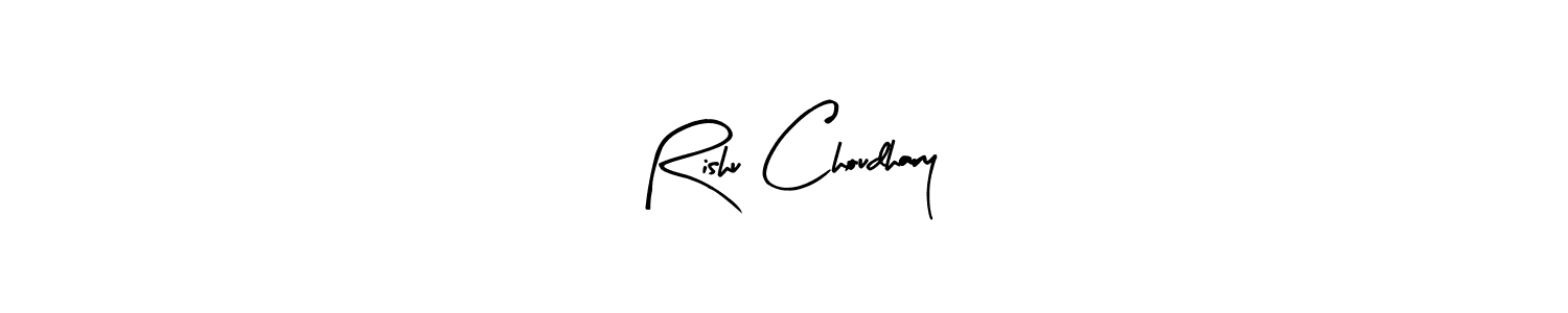 Use a signature maker to create a handwritten signature online. With this signature software, you can design (Arty Signature) your own signature for name Rishu Choudhary. Rishu Choudhary signature style 8 images and pictures png