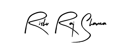 Make your name Rishu Raj Sharma memorable on every contract using Arty Signature autograph style. Instant transparent background export available. Rishu Raj Sharma signature style 8 images and pictures png