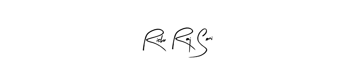 if you are searching for the best signature style for your name Rishu Raj Soni. so please give up your signature search. here we have designed multiple signature styles  using Arty Signature. Rishu Raj Soni signature style 8 images and pictures png