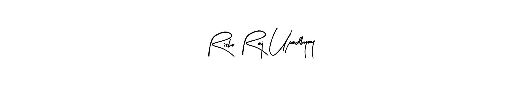 Make a beautiful signature design for name Rishu Raj Upadhyay. Use this online signature maker to create a handwritten signature for free. Rishu Raj Upadhyay signature style 8 images and pictures png