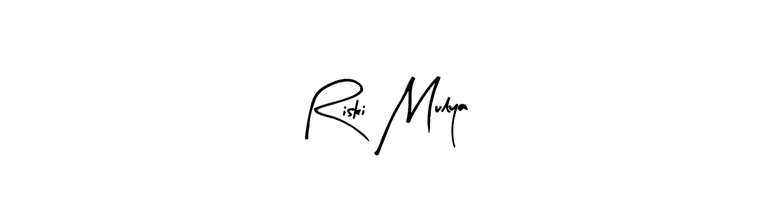 It looks lik you need a new signature style for name Riski Mulya. Design unique handwritten (Arty Signature) signature with our free signature maker in just a few clicks. Riski Mulya signature style 8 images and pictures png