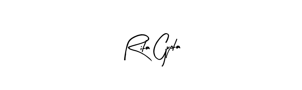 Design your own signature with our free online signature maker. With this signature software, you can create a handwritten (Arty Signature) signature for name Rita Gupta. Rita Gupta signature style 8 images and pictures png