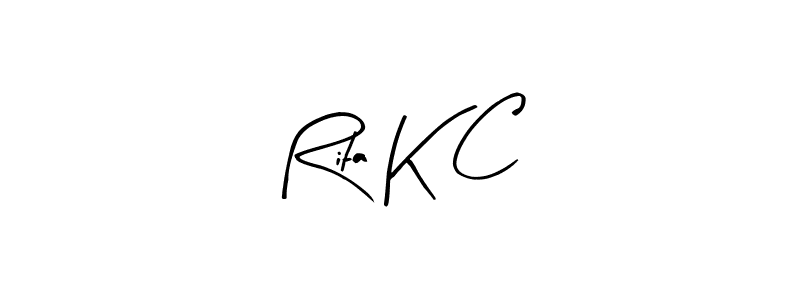 See photos of Rita K C official signature by Spectra . Check more albums & portfolios. Read reviews & check more about Arty Signature font. Rita K C signature style 8 images and pictures png