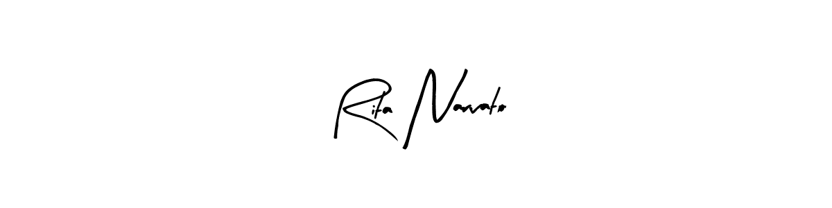 You should practise on your own different ways (Arty Signature) to write your name (Rita Narvato) in signature. don't let someone else do it for you. Rita Narvato signature style 8 images and pictures png