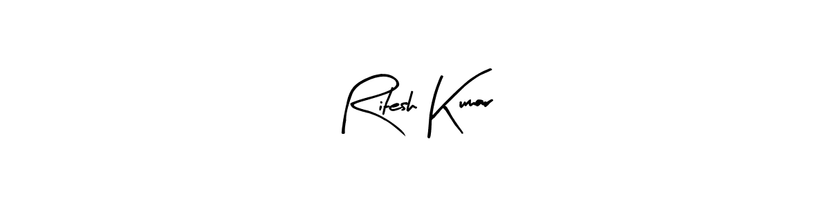 Use a signature maker to create a handwritten signature online. With this signature software, you can design (Arty Signature) your own signature for name Ritesh Kumar. Ritesh Kumar signature style 8 images and pictures png