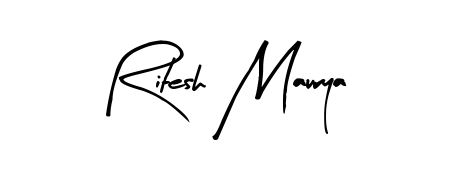 Explore multiple handwriting variations for Ritesh Maurya including this stunning Arty Signature design. Free to use across all platforms. Ritesh Maurya signature style 8 images and pictures png