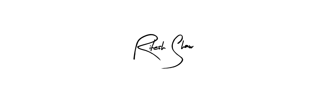 Also we have Ritesh Shaw name is the best signature style. Create professional handwritten signature collection using Arty Signature autograph style. Ritesh Shaw signature style 8 images and pictures png