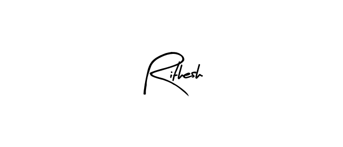 The best way (Arty Signature) to make a short signature is to pick only two or three words in your name. The name Rithesh include a total of six letters. For converting this name. Rithesh signature style 8 images and pictures png