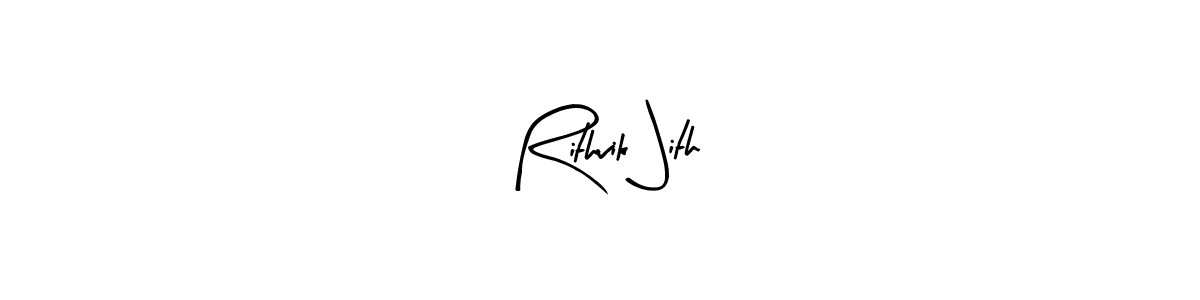 Design your own signature with our free online signature maker. With this signature software, you can create a handwritten (Arty Signature) signature for name Rithvik Jith. Rithvik Jith signature style 8 images and pictures png
