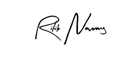 The Arty Signature typeface gives name Ritik Navrang a refined look. Suitable for certificates, diplomas, and official verification. Ritik Navrang signature style 8 images and pictures png