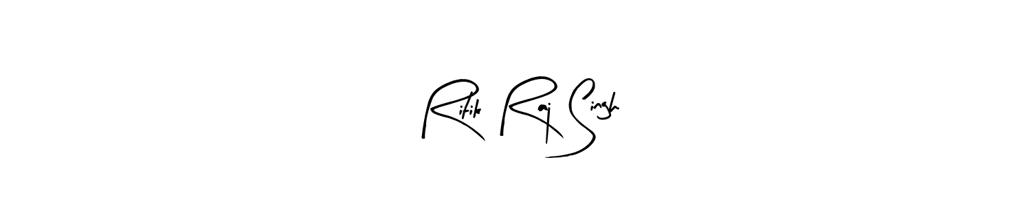 The best way (Arty Signature) to make a short signature is to pick only two or three words in your name. The name Ritik Raj Singh include a total of six letters. For converting this name. Ritik Raj Singh signature style 8 images and pictures png