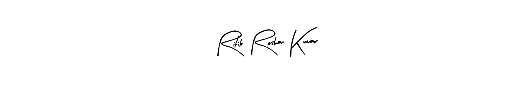 Make a beautiful signature design for name Ritik Roshan Kumar. With this signature (Arty Signature) style, you can create a handwritten signature for free. Ritik Roshan Kumar signature style 8 images and pictures png