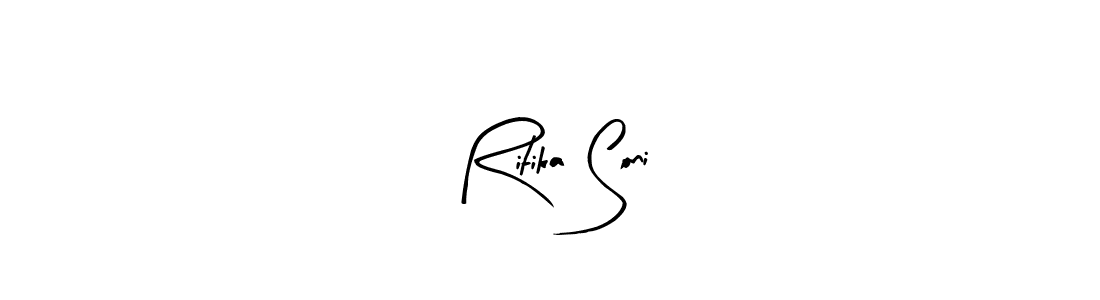 You should practise on your own different ways (Arty Signature) to write your name (Ritika Soni) in signature. don't let someone else do it for you. Ritika Soni signature style 8 images and pictures png