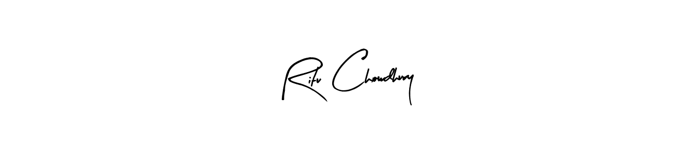 Make a beautiful signature design for name Ritu Chowdhury. With this signature (Arty Signature) style, you can create a handwritten signature for free. Ritu Chowdhury signature style 8 images and pictures png