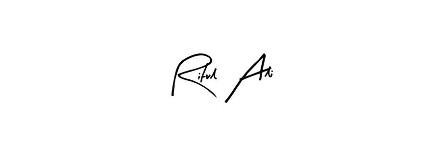 Arty Signature is a professional signature style that is perfect for those who want to add a touch of class to their signature. It is also a great choice for those who want to make their signature more unique. Get Ritul Ali name to fancy signature for free. Ritul Ali signature style 8 images and pictures png