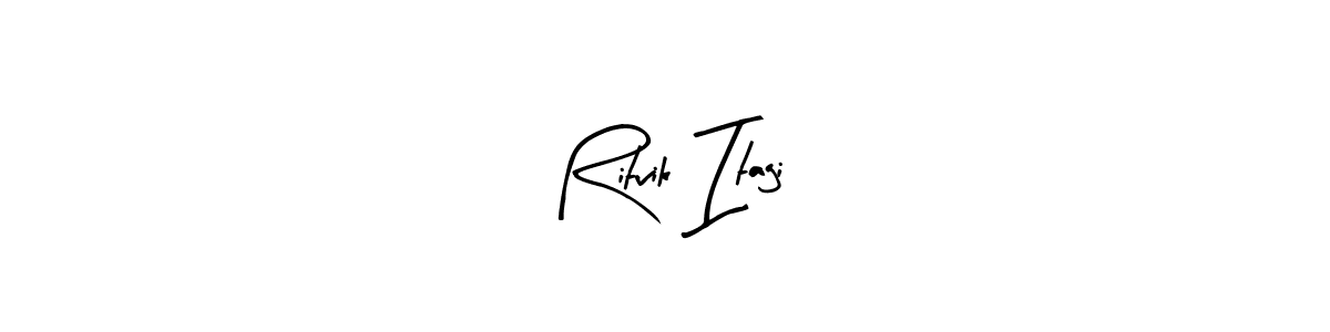 Design your own signature with our free online signature maker. With this signature software, you can create a handwritten (Arty Signature) signature for name Ritvik Itagi. Ritvik Itagi signature style 8 images and pictures png