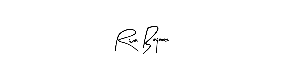 Also You can easily find your signature by using the search form. We will create Riva Bajare name handwritten signature images for you free of cost using Arty Signature sign style. Riva Bajare signature style 8 images and pictures png