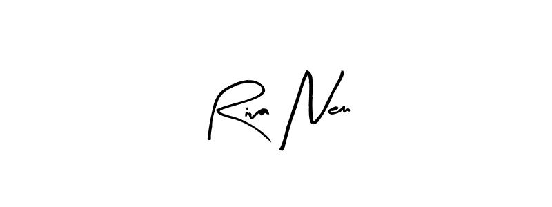 Check out images of Autograph of Riva Nem name. Actor Riva Nem Signature Style. Arty Signature is a professional sign style online. Riva Nem signature style 8 images and pictures png