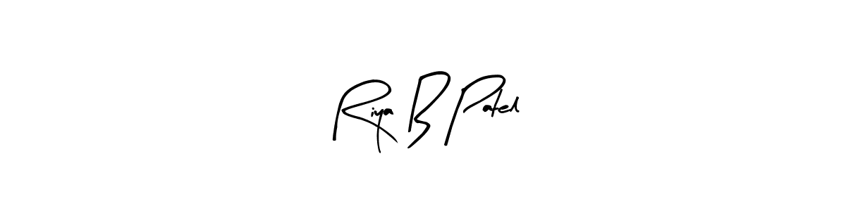 Best and Professional Signature Style for Riya B Patel. Arty Signature Best Signature Style Collection. Riya B Patel signature style 8 images and pictures png