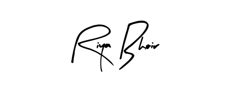 Achieve flawless digital penmanship with Riya Bhoir name in Arty Signature font. The perfect tool for creating online signatures. Riya Bhoir signature style 8 images and pictures png