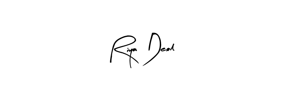 How to Draw Riya Deol signature style? Arty Signature is a latest design signature styles for name Riya Deol. Riya Deol signature style 8 images and pictures png