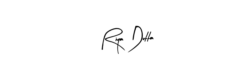 Design your own signature with our free online signature maker. With this signature software, you can create a handwritten (Arty Signature) signature for name Riya Dutta. Riya Dutta signature style 8 images and pictures png