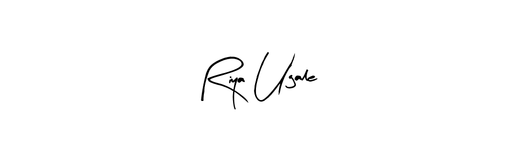if you are searching for the best signature style for your name Riya Ugale. so please give up your signature search. here we have designed multiple signature styles  using Arty Signature. Riya Ugale signature style 8 images and pictures png