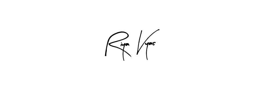 Make a beautiful signature design for name Riya Vyas. Use this online signature maker to create a handwritten signature for free. Riya Vyas signature style 8 images and pictures png