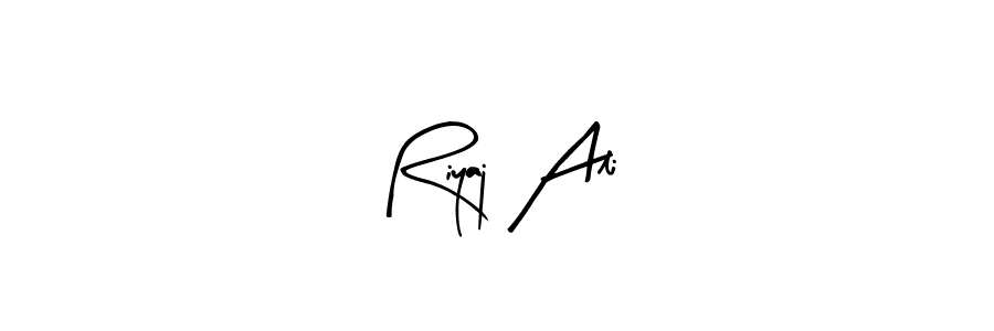 How to make Riyaj Ali signature? Arty Signature is a professional autograph style. Create handwritten signature for Riyaj Ali name. Riyaj Ali signature style 8 images and pictures png