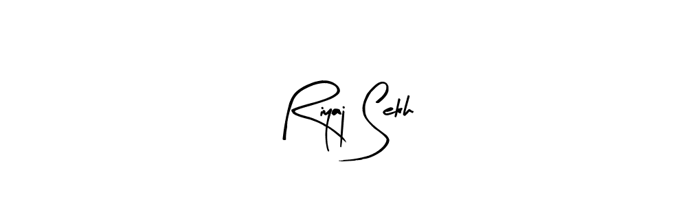 Similarly Arty Signature is the best handwritten signature design. Signature creator online .You can use it as an online autograph creator for name Riyaj Sekh. Riyaj Sekh signature style 8 images and pictures png