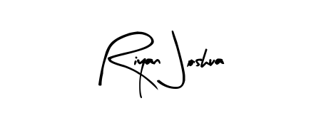 Generate high-definition signature styles for Riyan Joshua. The Arty Signature typeface ensures crisp legibility and sophisticated design. Riyan Joshua signature style 8 images and pictures png