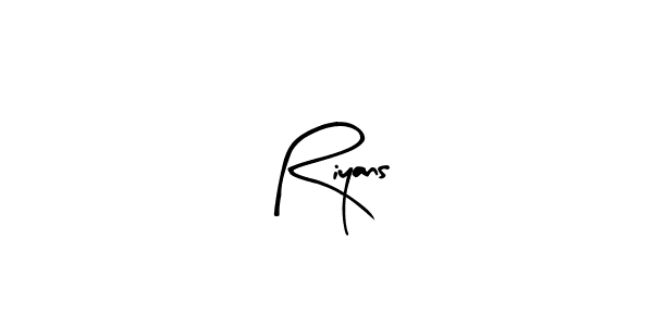 Make a beautiful signature design for name Riyans. Use this online signature maker to create a handwritten signature for free. Riyans signature style 8 images and pictures png
