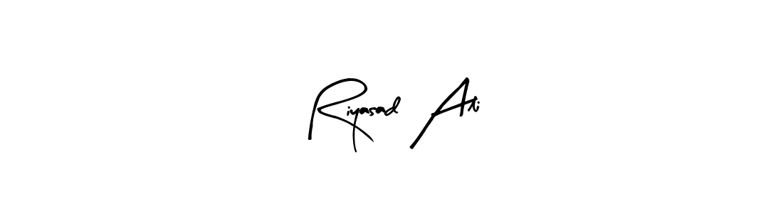 Design your own signature with our free online signature maker. With this signature software, you can create a handwritten (Arty Signature) signature for name Riyasad Ali. Riyasad Ali signature style 8 images and pictures png